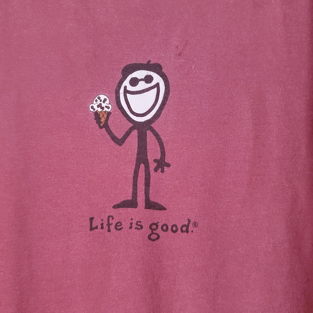 Life is Good Ben & Jerry's Ice Cream Collab Crushwr Tee XXL Unisex Pima Cotton